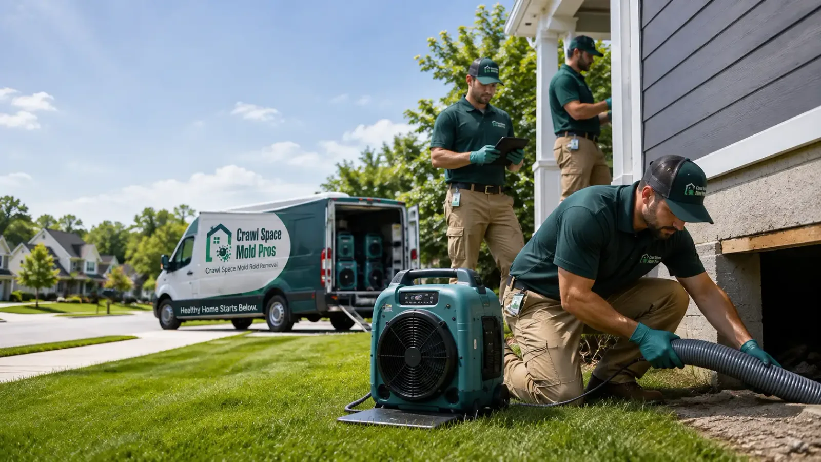 Crawl Space Mold Removal in Point Pleasant, PA